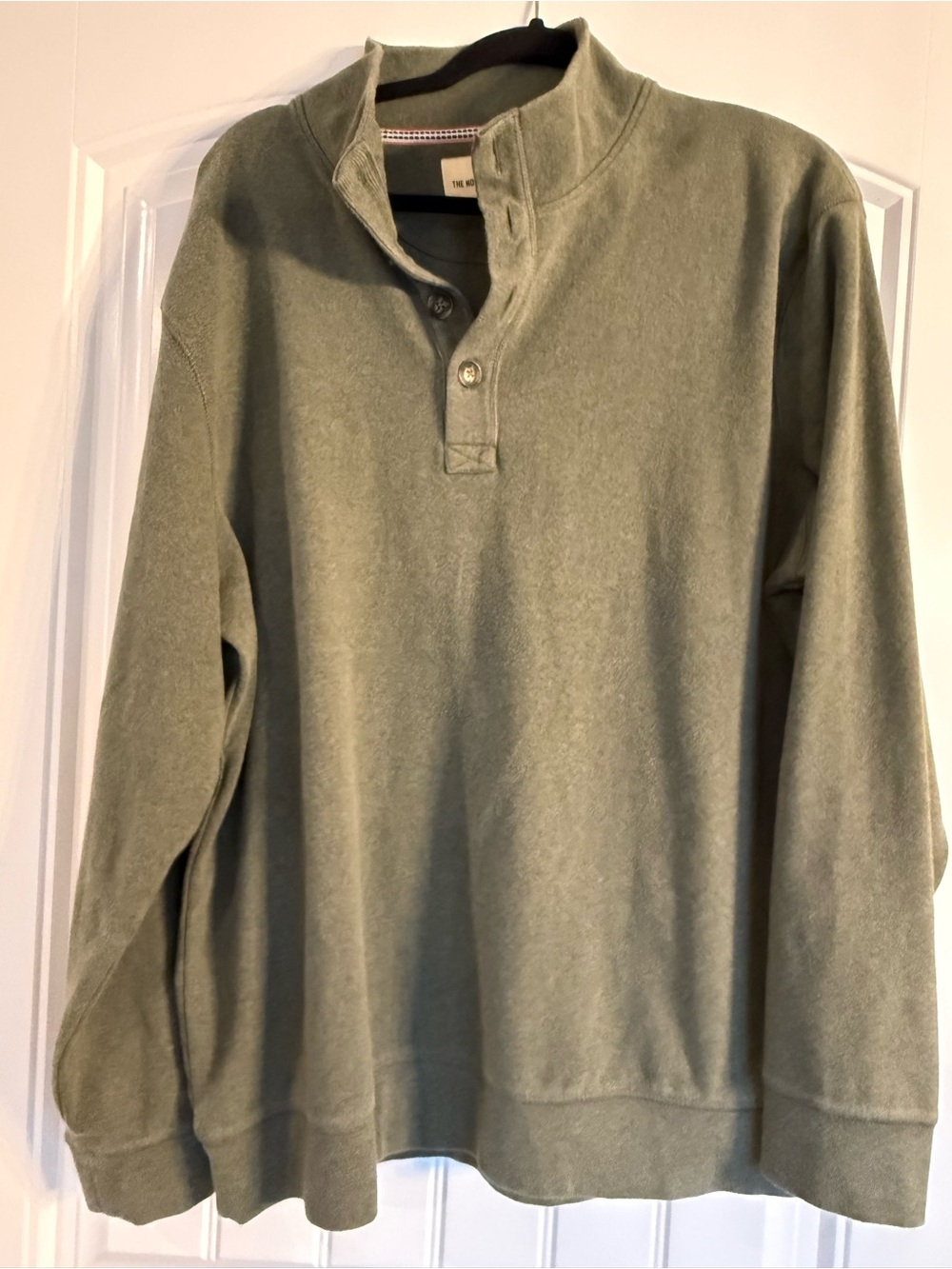 The Normal Brand Olive Green Popover Sweatshirt